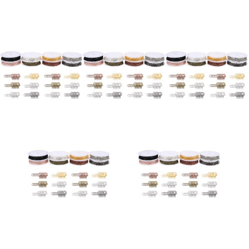 5Ensembles Chaînes Pour Colorées Avec Fermoirs Mousqueton DIY