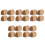 20Pièces Décor De Foin Mini En Bois Marron Clair Pour Jardin 7