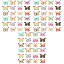 72Pièces Punaises Compactes Multi-Usages Couleur Assortie