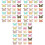 72Pièces Punaises Compactes Multi-Usages Couleur Assortie 1