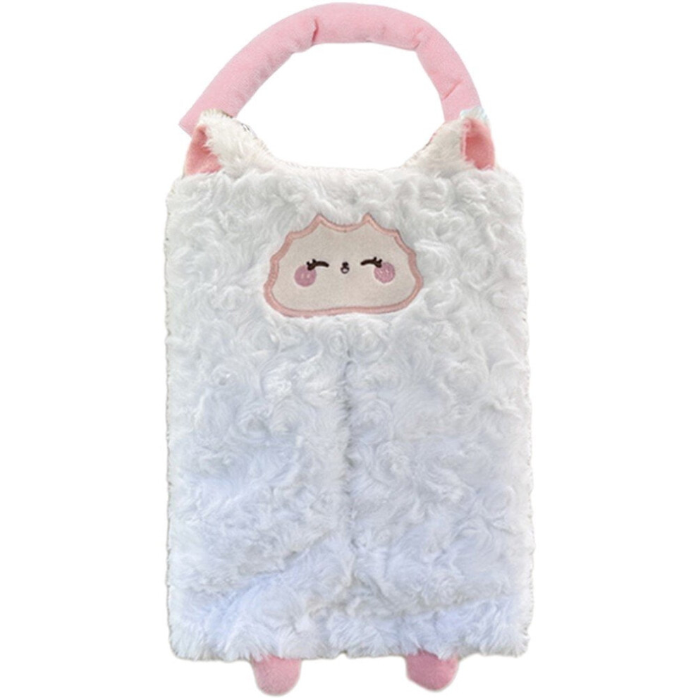 Plush Tissue Case Car Tissue Holder Decoration Soft Napkin Case Quick And Easy Access Car Tissue Box Tissue Dispenser Box 9551475063164