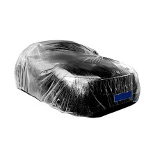 Verbeterde elastische, transparante plastic autohoezen, regen- en stofwerende garagehoes, waterdichte tijdelijke hoes