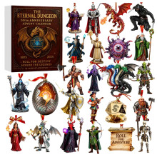 Féilire Aidbhinte Dungeon2025Féilire Aidbhinte na Nollag do Dhaoine Fásta FirBronntanais Iontas D&DFéilire Comhaireamh Síos na