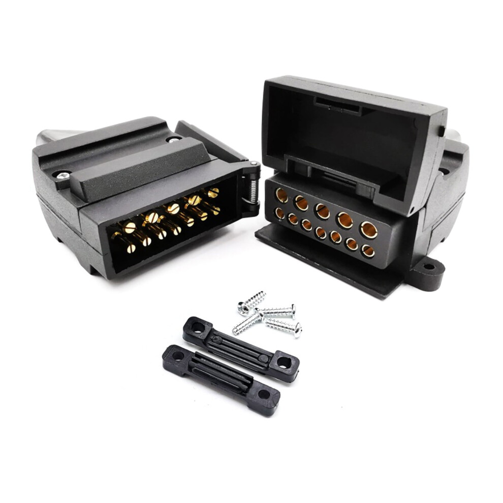 12V 12Pin Flat Trailer Plug Socket 12Pin Trailer Socket Plug Trailer Plug Trailer Socket Trailer Connector Male Female 9551475064925