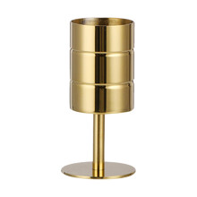 Cocktailholder Metal Martini Picks Genanvendelige Bærbare Vaskbare Frugtgafler Drikke Guld