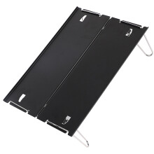 Petite Table De Camping Pliable Noire Aluminium Pour Randonnée