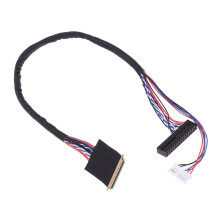 Einfach zu installierendes 40-poliges LED-LCD-LVDS-Displaykabel mit Zweikanal- und 6-Bit-Schnittstellen