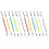 24Pièces Cordes Élastiques Retractables Couleurs Assorties Pour 9