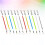 24Pièces Cordes Élastiques Retractables Couleurs Assorties Pour 11