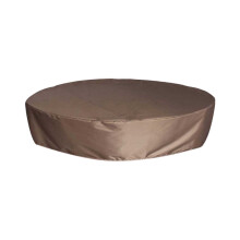Cubierta redonda plegable para piscina exterior, impermeable y resistente a los rayos UV.