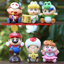 Figura miniatura creativa de PVC Crayon Shinchan para desarrollo sensorial y juego