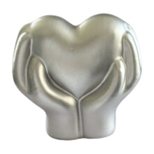 Statuettes en résine pour la Saint-Valentin – Figurines en forme de cœur avec les doigts, couleur unie, décoration de bureau amusante et cadeau