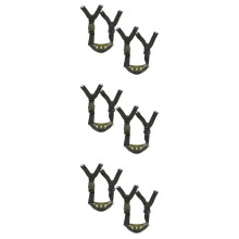 6Pièces Sangles De Menton Ajustables Vert Olive Pour Casque De Ski