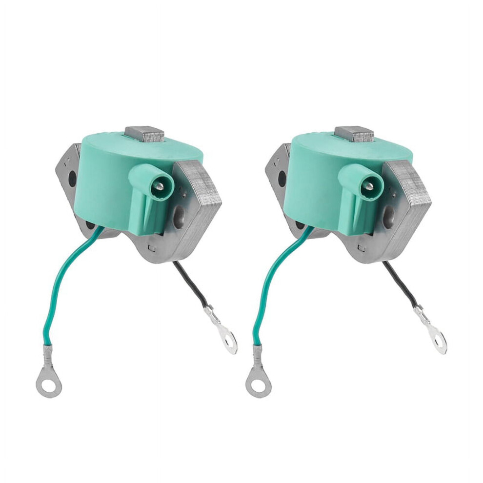 2Pcs Outboard Engine Motor Ignition Coils For Omc Johnson Evinrude 584477 582995 Black/Green 9340959151240