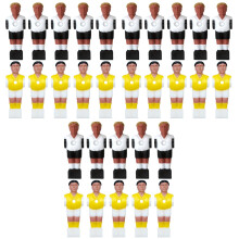 30Pièces Figurines Joueurs Baby-Foot Résine Colorée Pour Remplacement