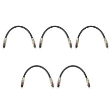 5Pièces Câble Audio Noir Pour TV Et Audio Stable