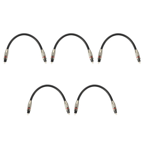 5Pièces Câble Audio Noir Pour TV Et Audio Stable