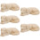 5Pièces Décor Résine Beige Statue Commémorative 1