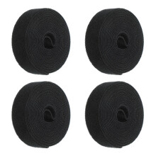 4Pièces Attaches Câbles Rouges Réutilisables Pour Organisation Maison