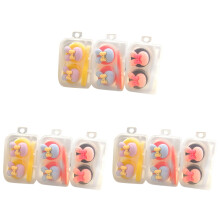 9Pièces Rangement Lentilles Coque Chic Petites Tailles Colorées