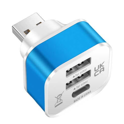 USB-adapter multi-splitter 1 mannelijk naar 3 poorten