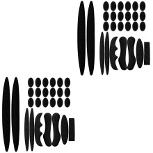 2Ensembles Kit De Casque Éponge Amovible Pour