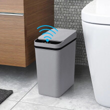 Poubelle intelligente sans contact 2,2 GHz avec capteur de mouvement – Compatible avec la cuisine, la salle de bain, la chambre et le salon