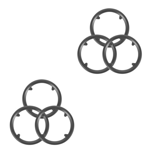 6Pièces Noir Anti-Usure
