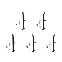 5Pièces Pied De Support En Fer Noir Compatible Maintenance Rapide