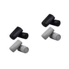 8Pièces Housses Silicone Microphone Main Antiroulis Assortis