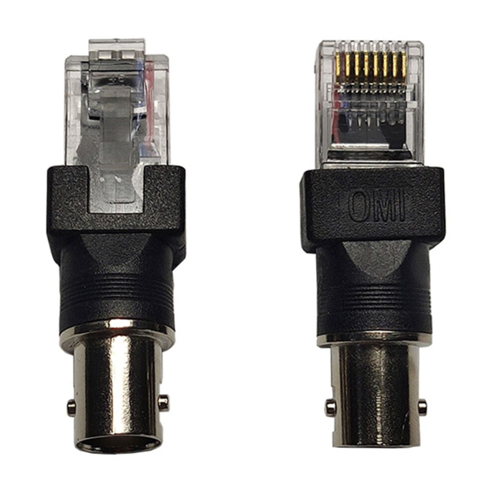 Bnc Female To Rj45 Male Converters Adapter Bnc To Rj45 Coaxial Coax Barrels Coupler For Signals Transmission And Testing 9340959151554