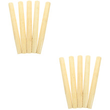 10Pièces De Désherbage Multifonction Beige En Bois Pour Jardin