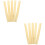 10Pièces De Désherbage Multifonction Beige En Bois Pour Jardin 1