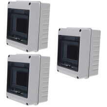 3Pièces Électrique Durable ABS Pièce Gris Pour Distribution