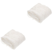 2PiĂšces Bordure Dentelle Blanche Chic Pour Tissus Travaux Manuels