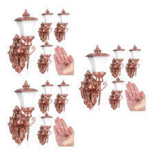 12Pièces Mini Lampes Murales Lumineuses Pour Décor Maquette Et Paysage