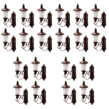 20Pièces Mini Lampes Murales Colorées Pour Dioramas Mini