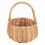 Cesta de picnic de mimbre con asa para bodas y hogar. 1