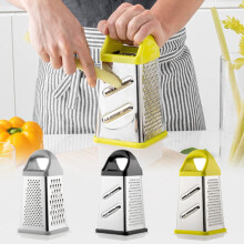 Stainless Steel 4-Sided Veg Shredder compatible with Sharp Blade Cutter – Slices & Shreds Fruits/Veggies, Ideal for Home Salad Prep (1pc)