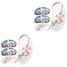 8Pièces Accessoires Céramiques Pour Baguettes