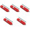 5Pièces Compas Rouge En Aluminium Pour Travaux De Bois 1