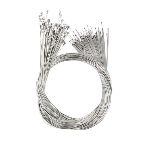 24Pièces Câble De Argenté Avec Gaine De Protection Ptfe 1