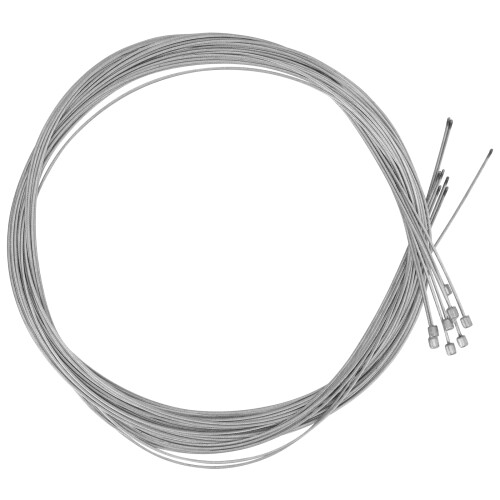 24Pièces Câble De Argenté Avec Gaine De Protection Ptfe 2