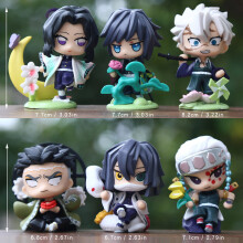 Estatuilla de PVC Demon Slayer Kimetsu No Yaiba caja ciega con regalos sensoriales para
