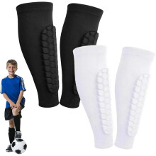 Shin Guards Kids,with Honeycomb Pads, Lightweight Calf Protective Soccer Gear for Football Baseball Boxing