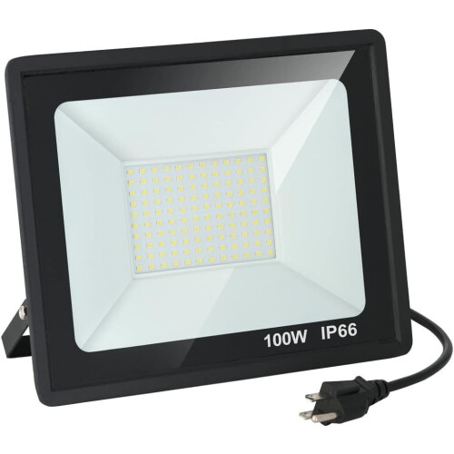 Utendørs flomlys 100W 10000lm 6500K IP66