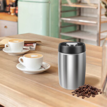 Bocal hermétique pour café, boîte de rangement pour thé en acier inoxydable, récipient de conservation des grains de café étanche à