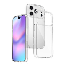 iPhone 17 transparante acryl 2-in-1 harde telefoonhoes