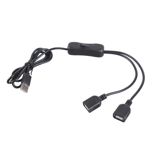 Διπλό καλώδιο φόρτισης USB με διακόπτη ενεργοποίησης/απενεργοποίησης Έξοδος Fast5V2A