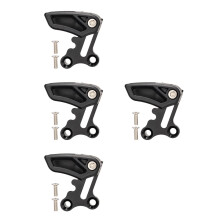 4Pièces Protège En Aluminium Noir Outil Durable Antichute